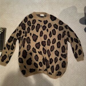 Leopard Print Sweater